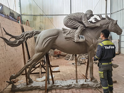 Clay modeling process