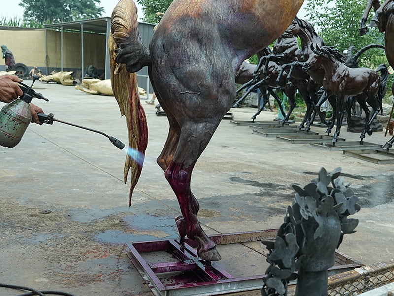Finishing and patina