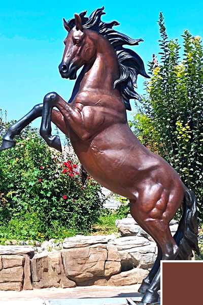 Reddish-brown Patina Finish