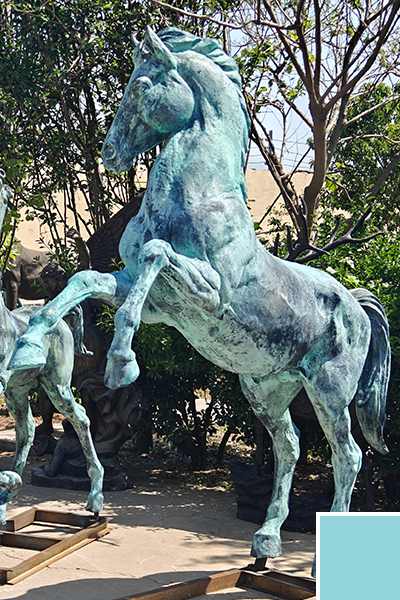 Green Patina Finish