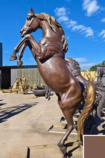 Brown Bronze Patina Finish