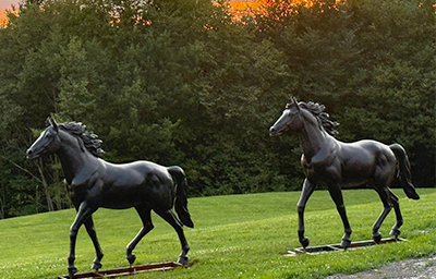 Hotel and Resort Bronze Horse Sculpture