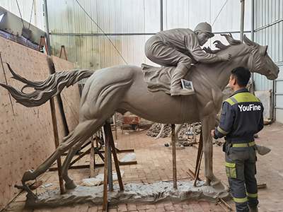 Clay modeling process