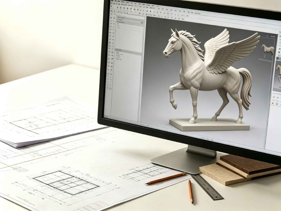 3D design and rendering process