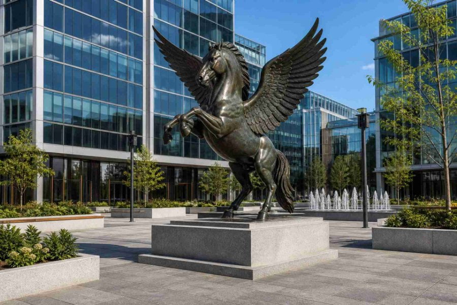 Bronze Pegasus in commercial space