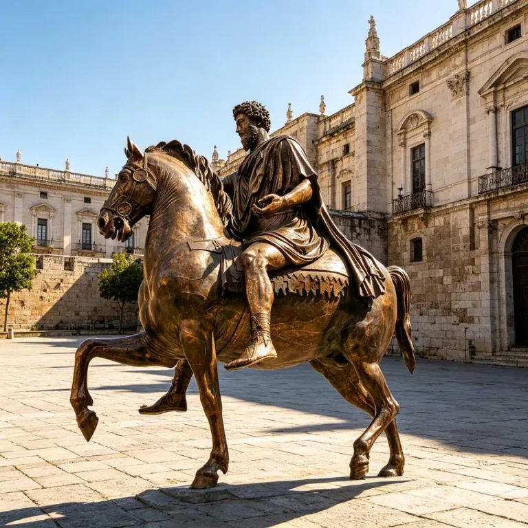 What Is the Meaning of the Equestrian Statue?